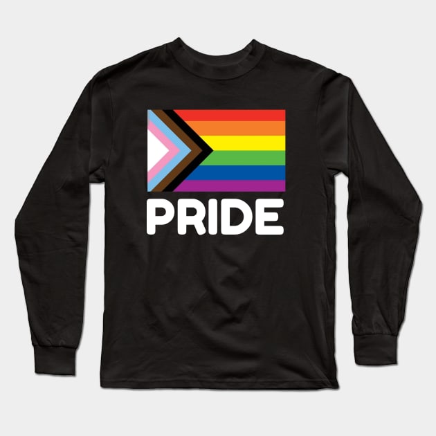 2020 Pride Flag All Inclusive Long Sleeve T-Shirt by PowderShot